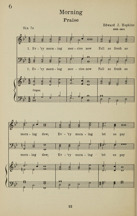 University Hymns page 11