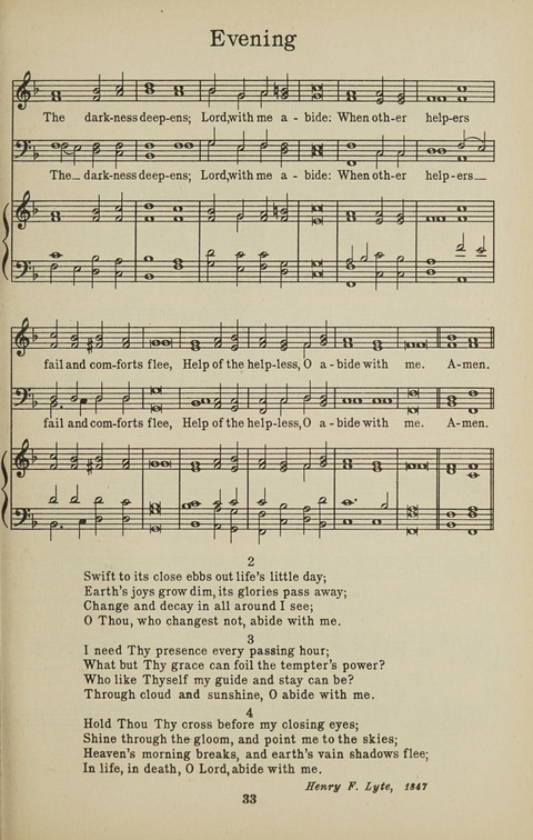 University Hymns page 32