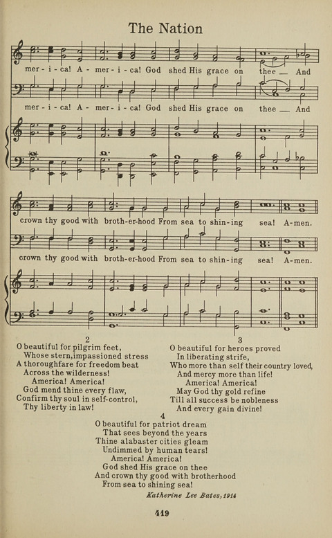 University Hymns page 418