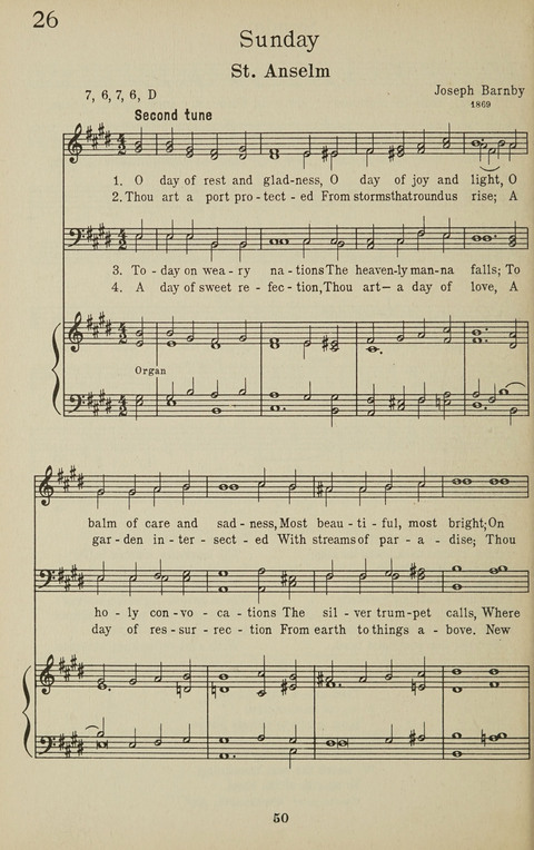 University Hymns page 49