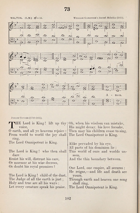 The University Hymn Book page 101