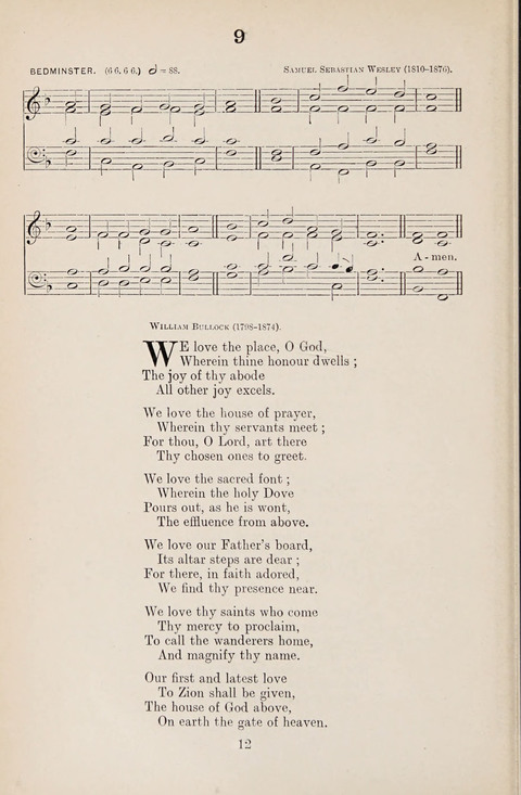 The University Hymn Book page 11