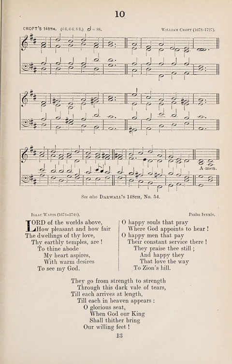 The University Hymn Book page 12
