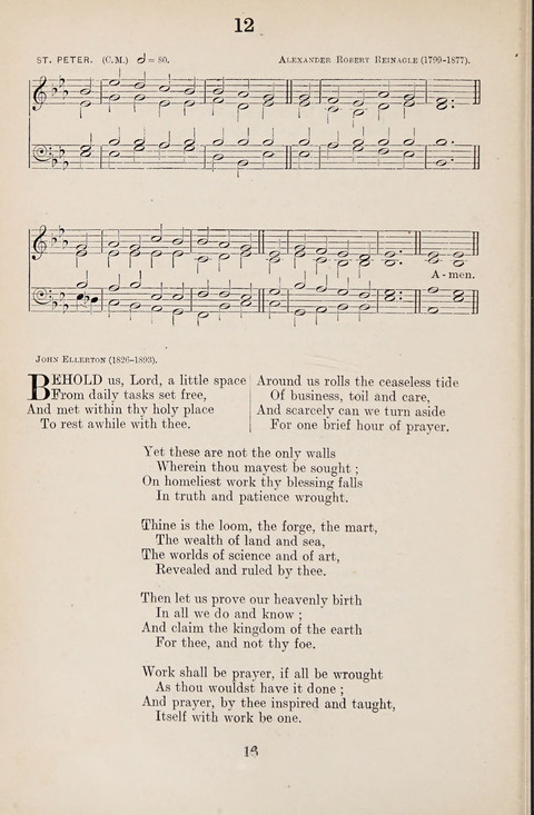 The University Hymn Book page 15
