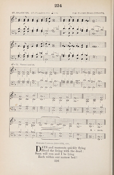 The University Hymn Book page 315
