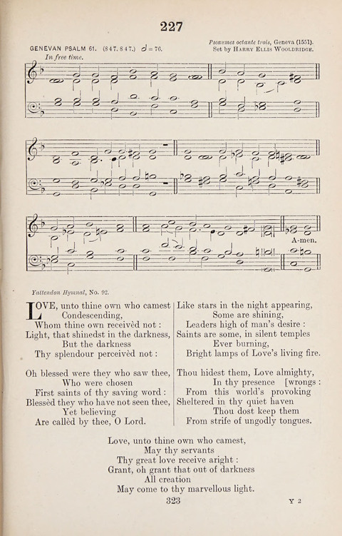 The University Hymn Book page 322