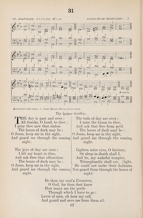 The University Hymn Book page 41