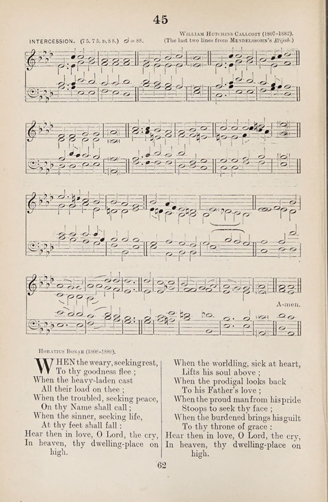 The University Hymn Book page 61