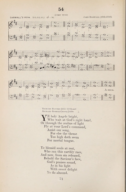 The University Hymn Book page 73