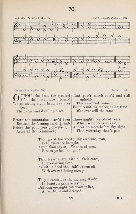 The University Hymn Book page 98