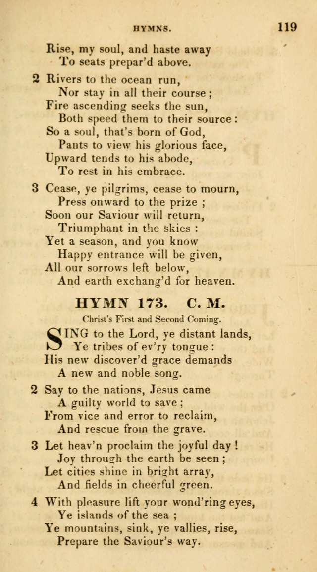 The Universalist Hymn-Book: a new collection of psalms and hymns, for the use of Universalist Societies (Stereotype ed.) page 119