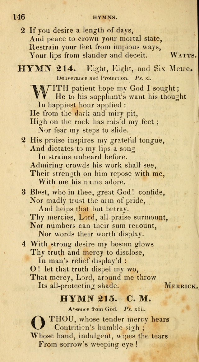 The Universalist Hymn-Book: a new collection of psalms and hymns, for the use of Universalist Societies (Stereotype ed.) page 146