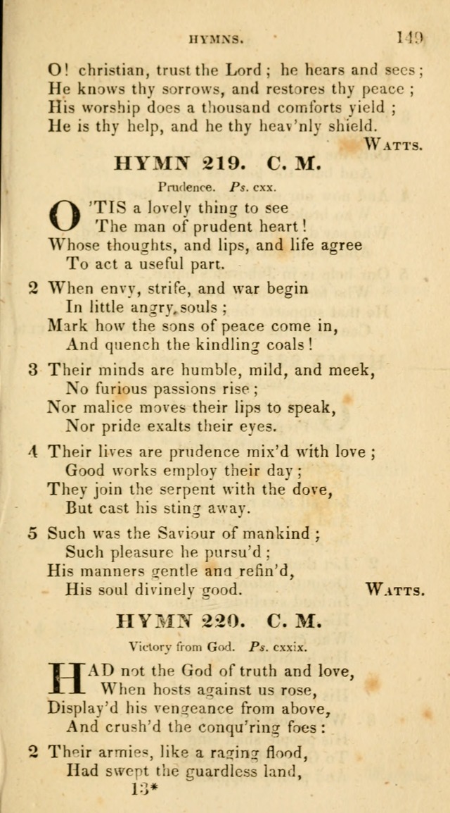 The Universalist Hymn-Book: a new collection of psalms and hymns, for the use of Universalist Societies (Stereotype ed.) page 149