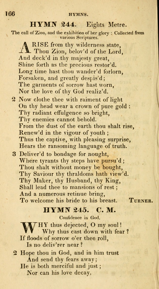The Universalist Hymn-Book: a new collection of psalms and hymns, for the use of Universalist Societies (Stereotype ed.) page 166