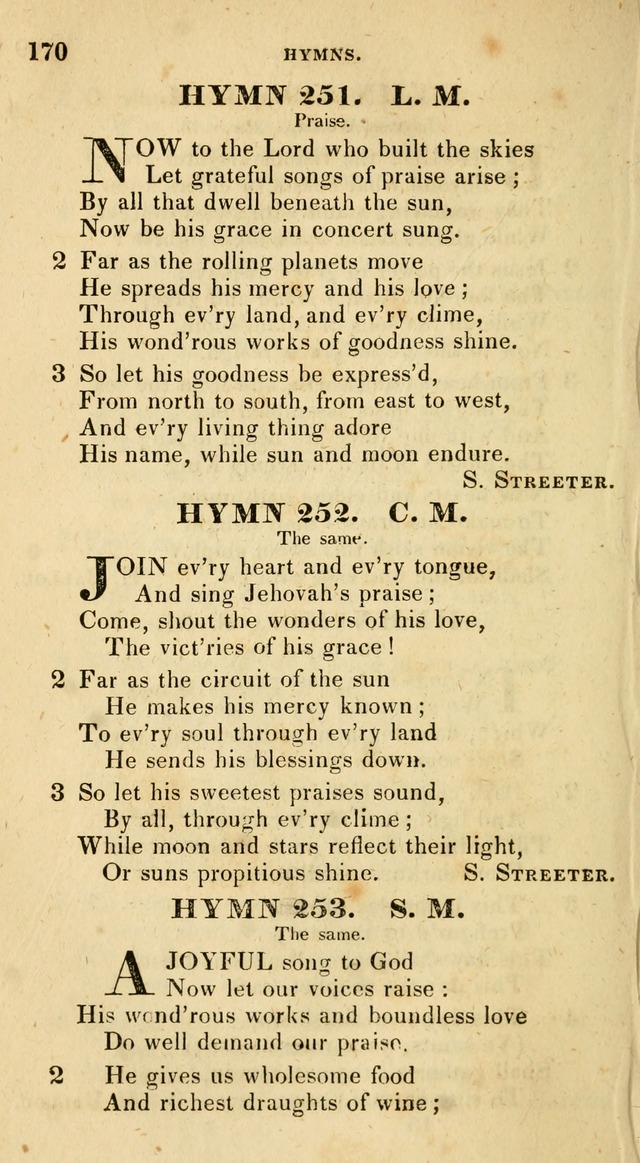 The Universalist Hymn-Book: a new collection of psalms and hymns, for the use of Universalist Societies (Stereotype ed.) page 170