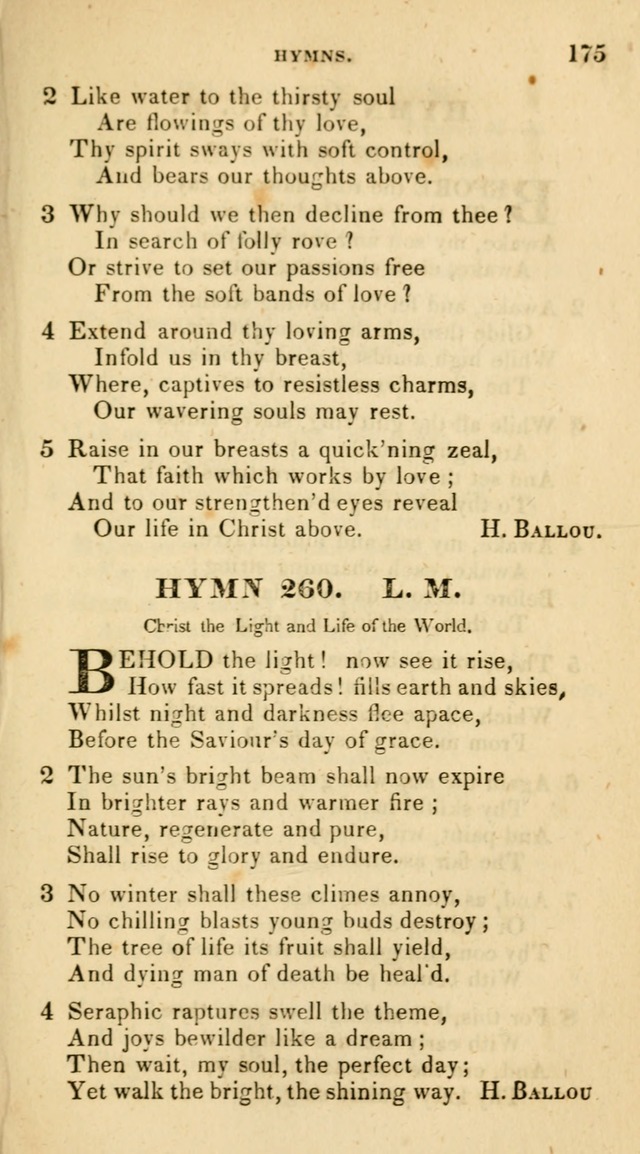The Universalist Hymn-Book: a new collection of psalms and hymns, for the use of Universalist Societies (Stereotype ed.) page 175