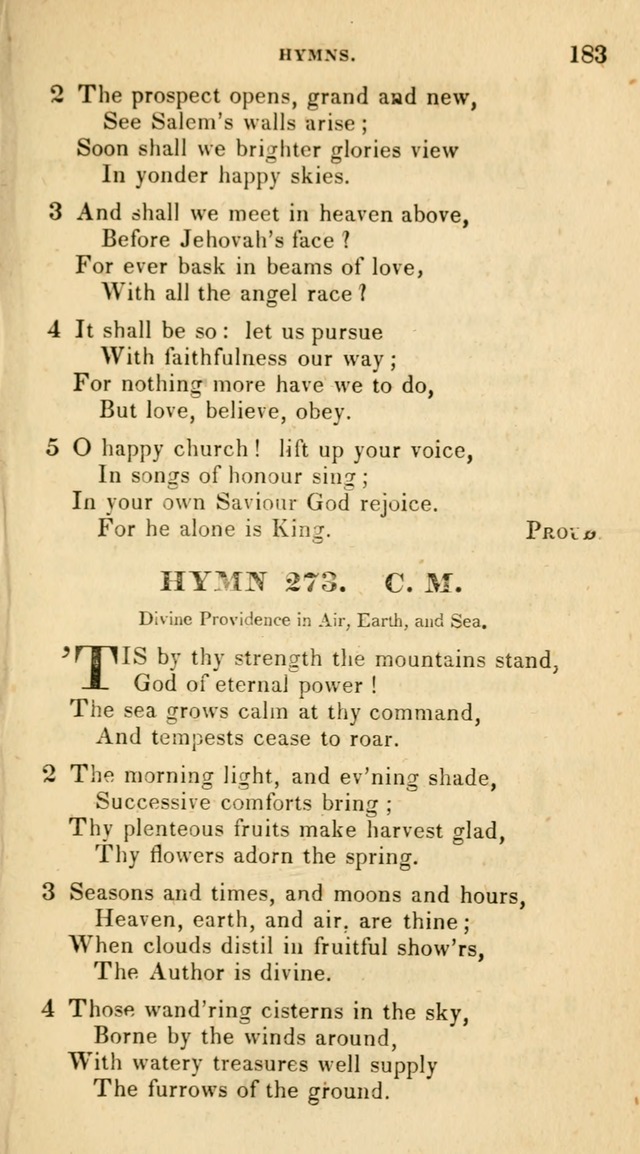 The Universalist Hymn-Book: a new collection of psalms and hymns, for the use of Universalist Societies (Stereotype ed.) page 183