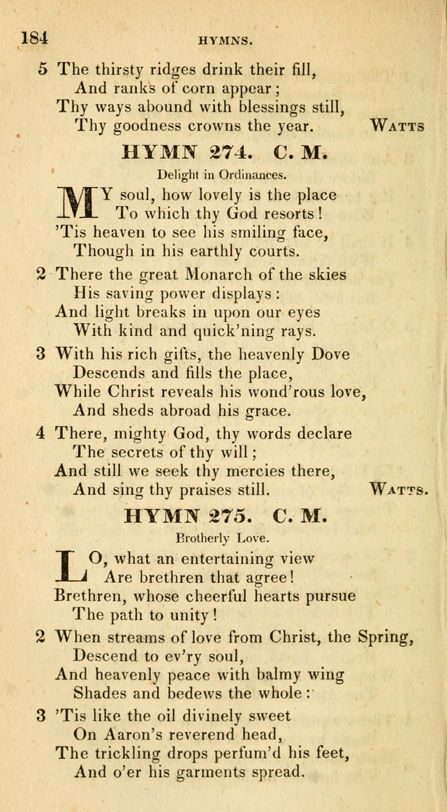 The Universalist Hymn-Book: a new collection of psalms and hymns, for the use of Universalist Societies (Stereotype ed.) page 184
