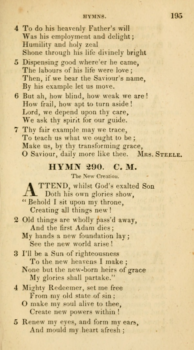 The Universalist Hymn-Book: a new collection of psalms and hymns, for the use of Universalist Societies (Stereotype ed.) page 195