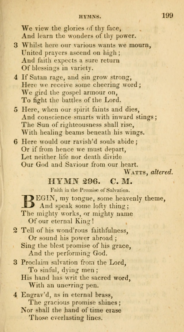 The Universalist Hymn-Book: a new collection of psalms and hymns, for the use of Universalist Societies (Stereotype ed.) page 199