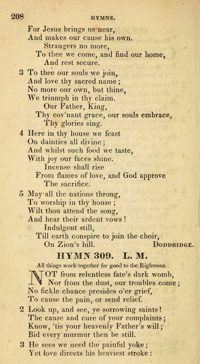 The Universalist Hymn-Book: a new collection of psalms and hymns, for the use of Universalist Societies (Stereotype ed.) page 208