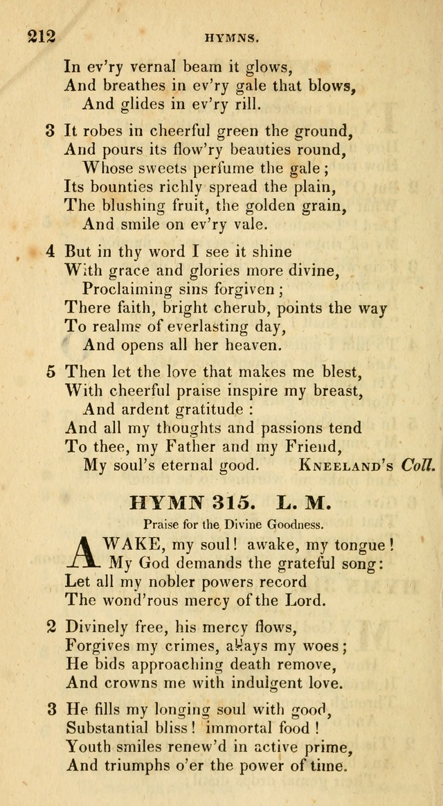 The Universalist Hymn-Book: a new collection of psalms and hymns, for the use of Universalist Societies (Stereotype ed.) page 212