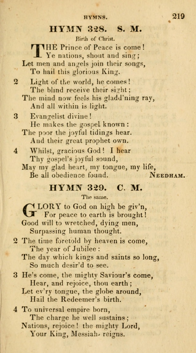 The Universalist Hymn-Book: a new collection of psalms and hymns, for the use of Universalist Societies (Stereotype ed.) page 219