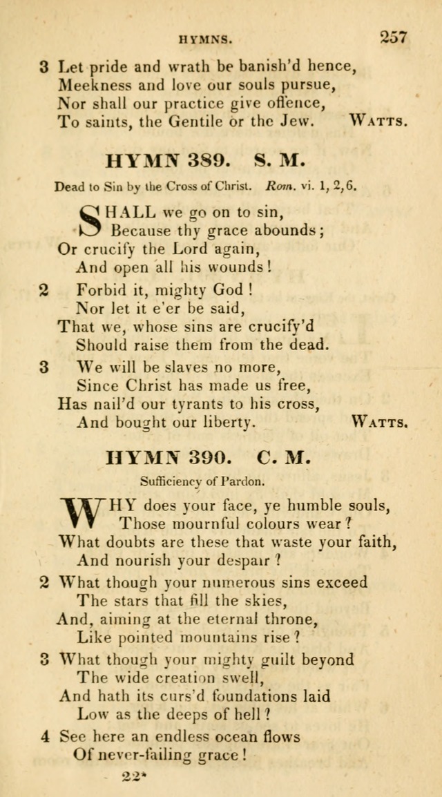 The Universalist Hymn-Book: a new collection of psalms and hymns, for the use of Universalist Societies (Stereotype ed.) page 257