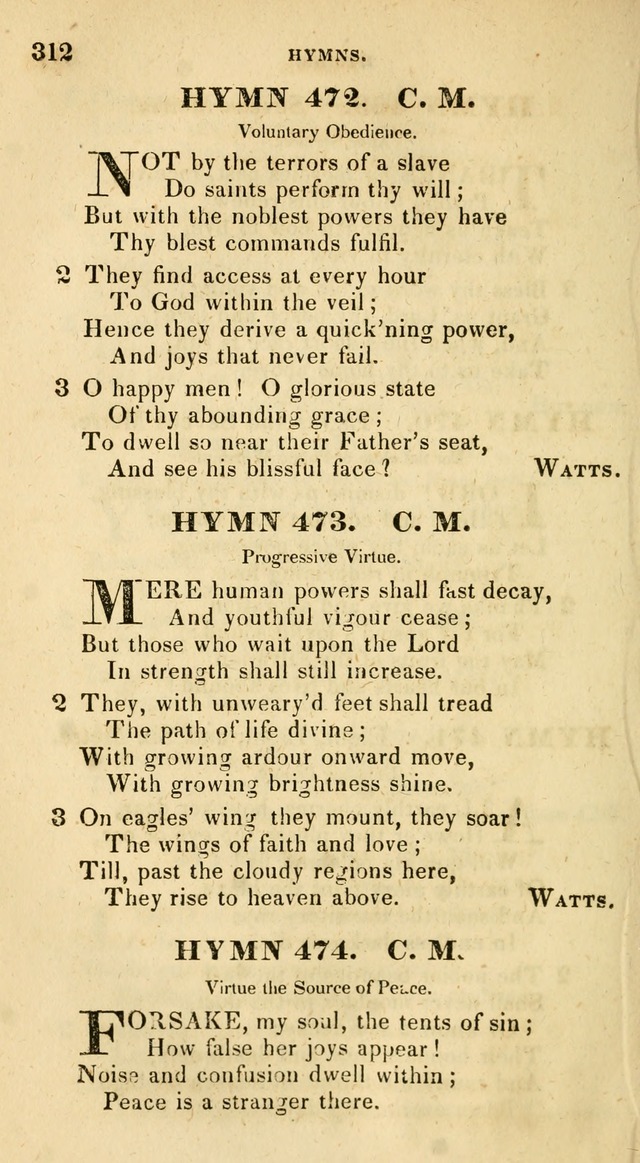 The Universalist Hymn-Book: a new collection of psalms and hymns, for the use of Universalist Societies (Stereotype ed.) page 312