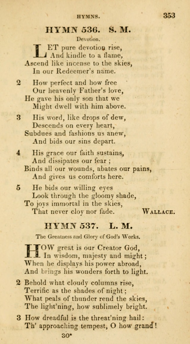The Universalist Hymn-Book: a new collection of psalms and hymns, for the use of Universalist Societies (Stereotype ed.) page 353