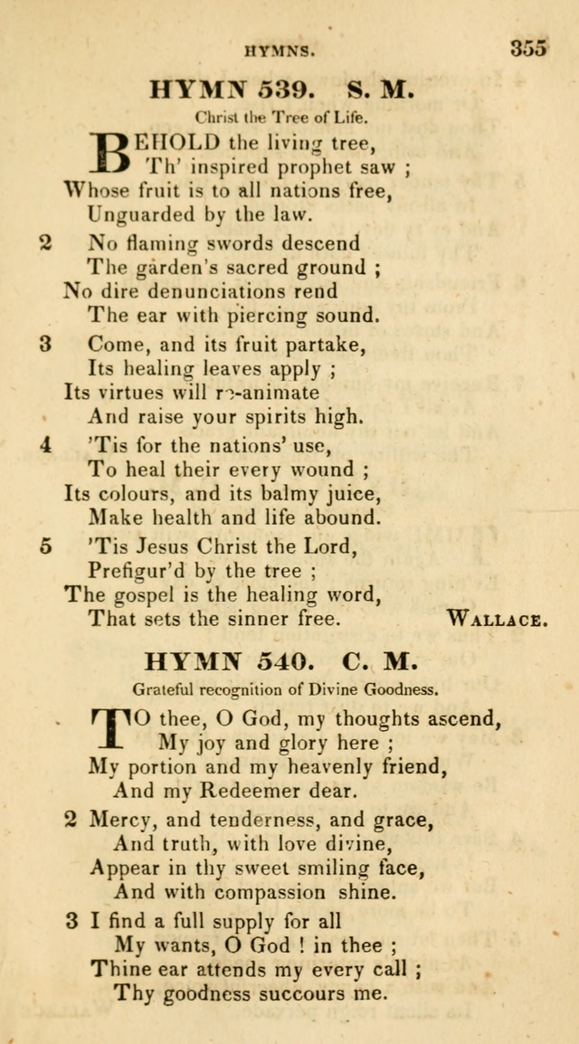 The Universalist Hymn-Book: a new collection of psalms and hymns, for the use of Universalist Societies (Stereotype ed.) page 355