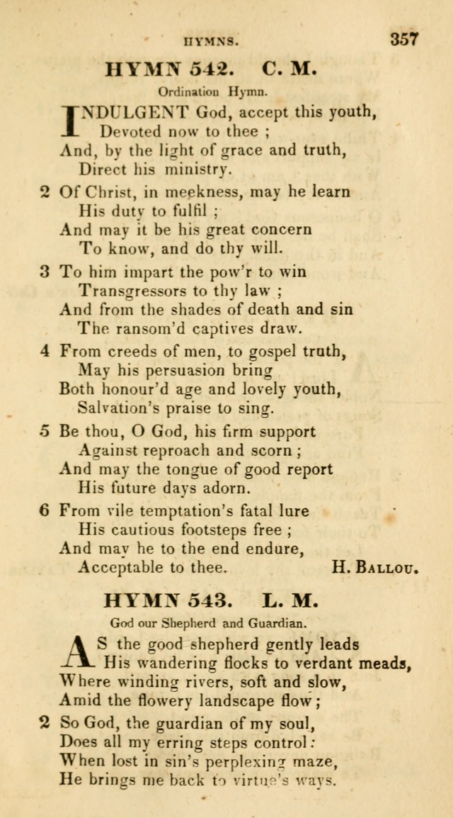The Universalist Hymn-Book: a new collection of psalms and hymns, for the use of Universalist Societies (Stereotype ed.) page 357