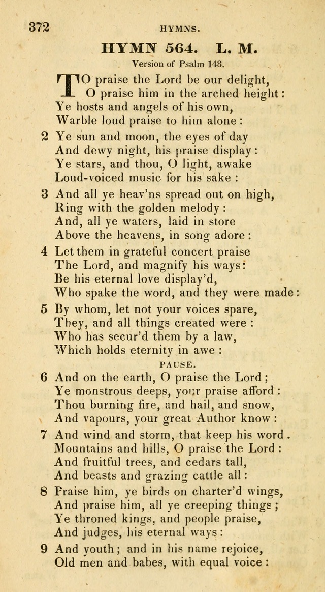The Universalist Hymn-Book: a new collection of psalms and hymns, for the use of Universalist Societies (Stereotype ed.) page 372