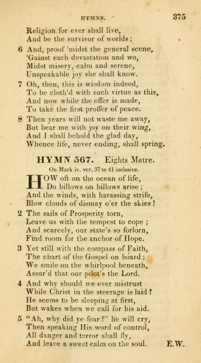 The Universalist Hymn-Book: a new collection of psalms and hymns, for the use of Universalist Societies (Stereotype ed.) page 375