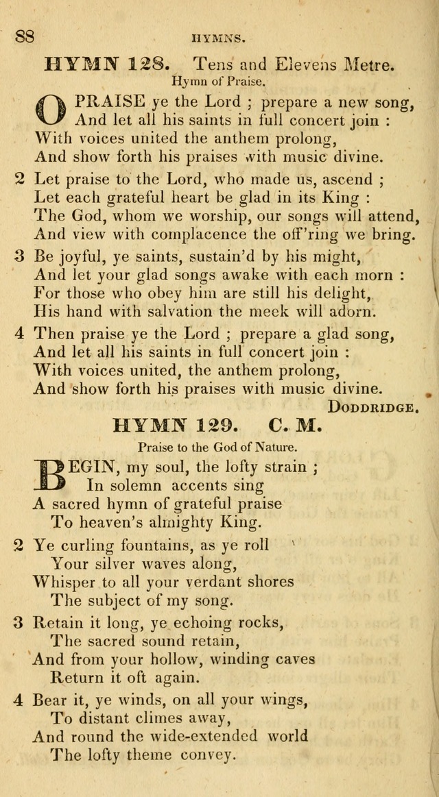 The Universalist Hymn-Book: a new collection of psalms and hymns, for the use of Universalist Societies (Stereotype ed.) page 88