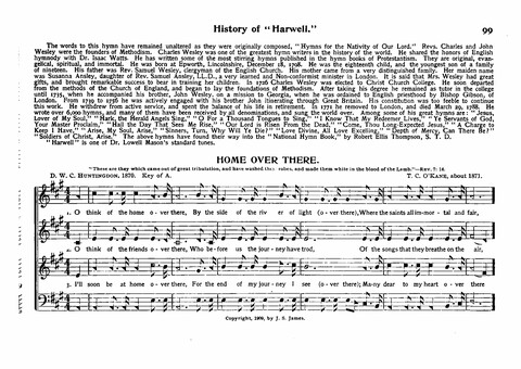Union Harp and History of Songs: with sketch of the authors of tunes and hymns page 99