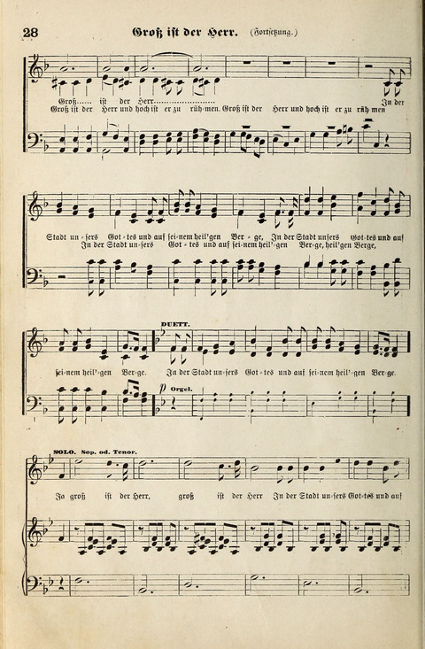 Unser Kirchenchor: eine Sammlung geistlicher Lieder für gemischten Chor page 28