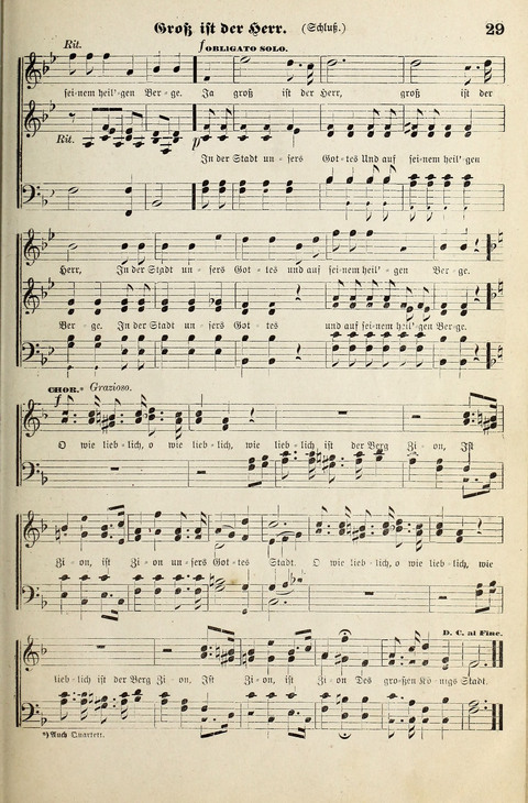 Unser Kirchenchor: eine Sammlung geistlicher Lieder für gemischten Chor page 29