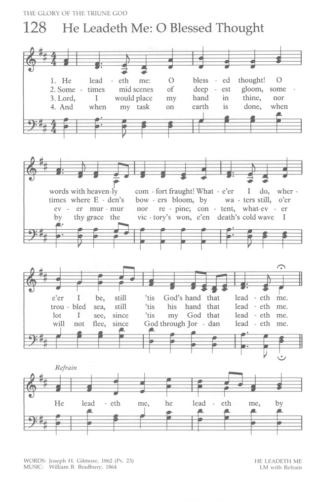 The United Methodist Hymnal page 128