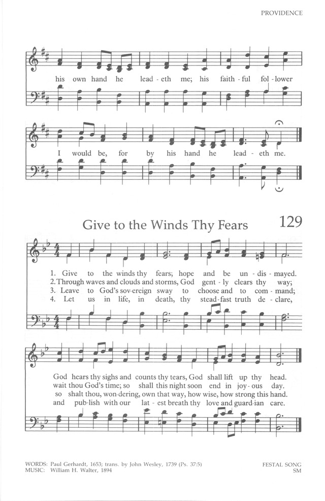 The United Methodist Hymnal page 129