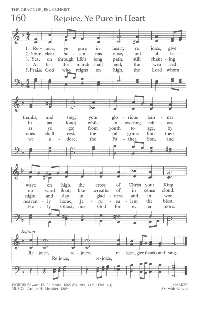 The United Methodist Hymnal page 160