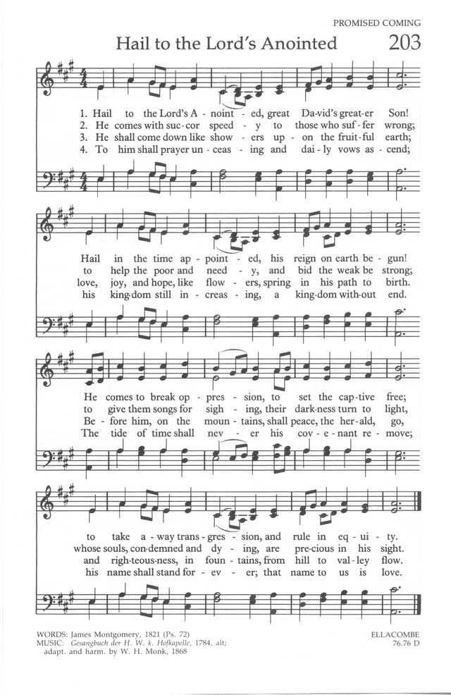 The United Methodist Hymnal page 201