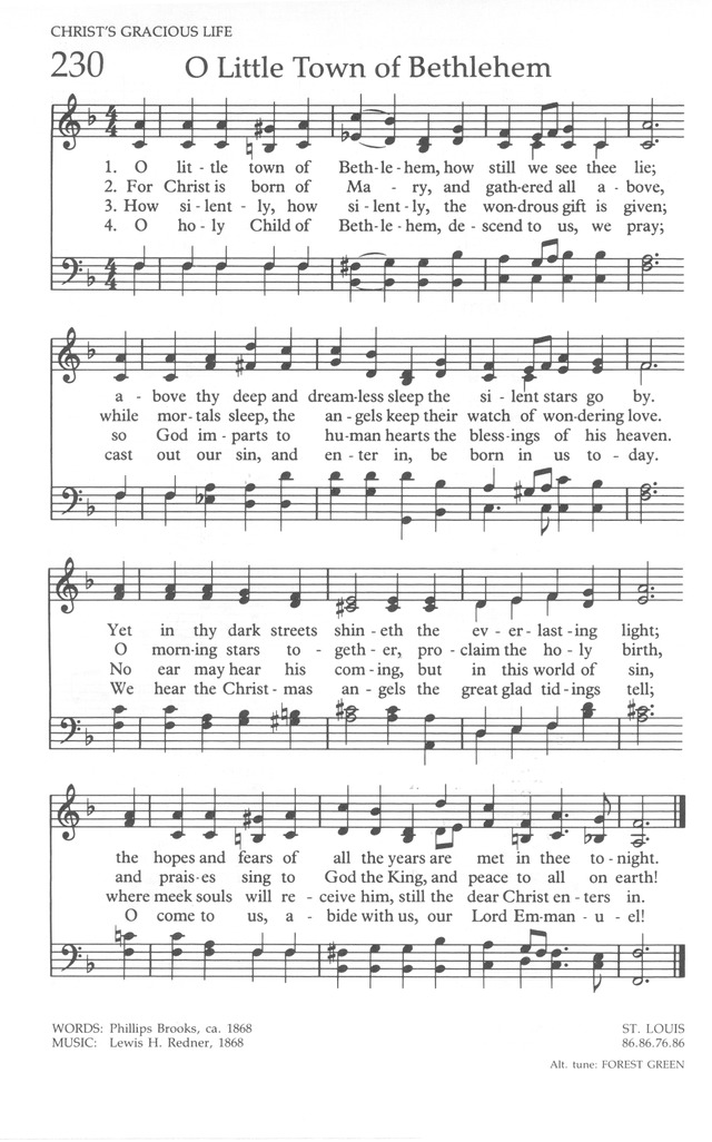 The United Methodist Hymnal page 230
