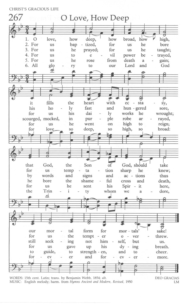 The United Methodist Hymnal page 268