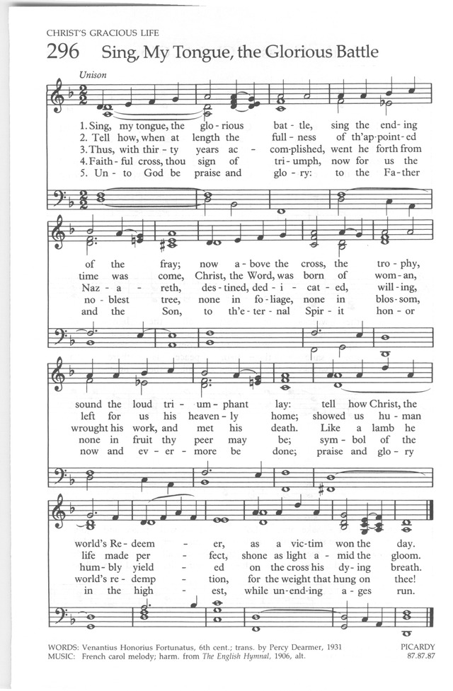 The United Methodist Hymnal page 296