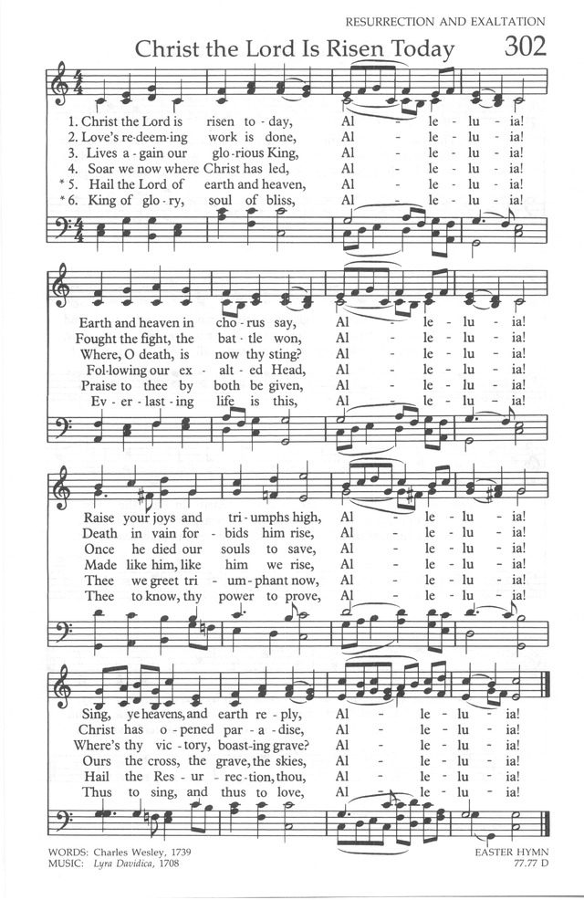 The United Methodist Hymnal page 301