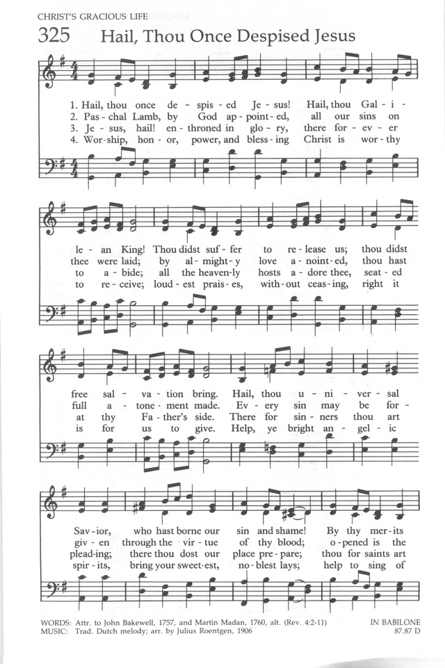 The United Methodist Hymnal page 328