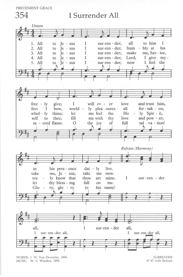 The United Methodist Hymnal page 358