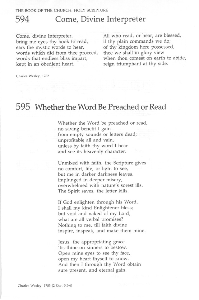 The United Methodist Hymnal page 600