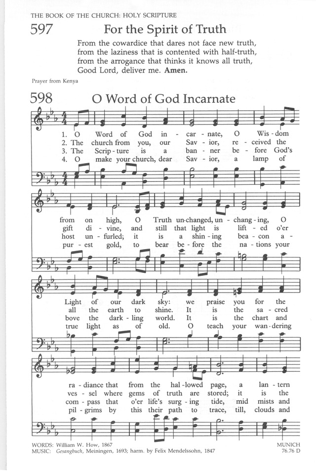 The United Methodist Hymnal page 602